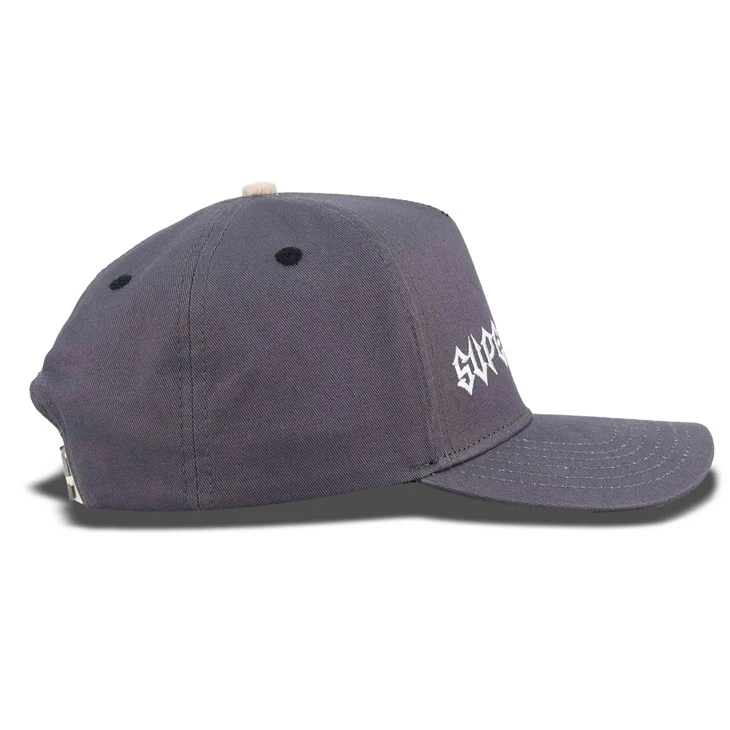 Grey Moon Embroidery Baseball Cap