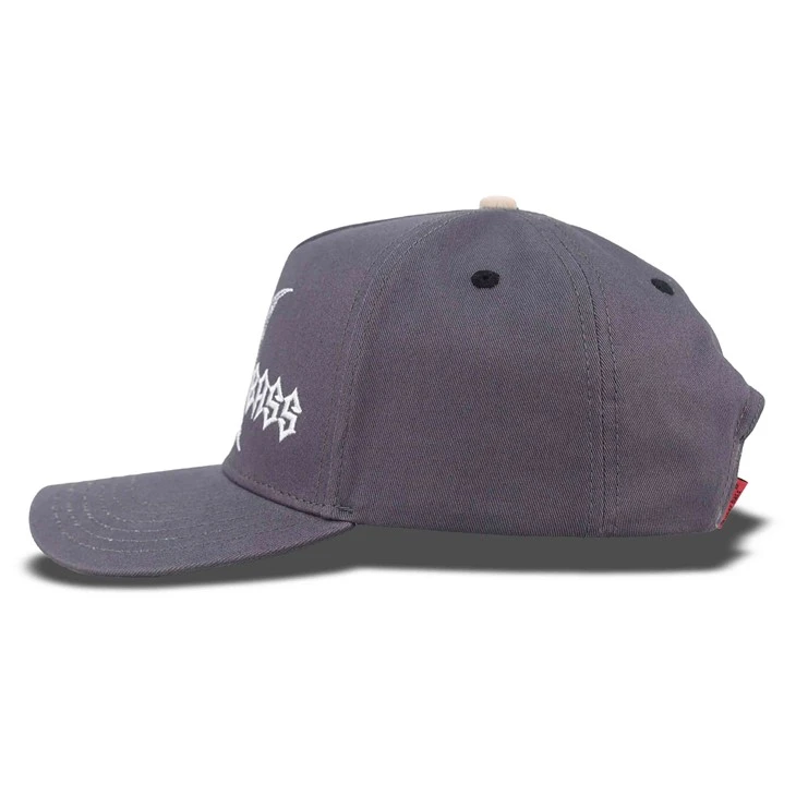 Grey Moon Embroidery Baseball Cap