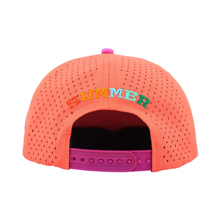 Men's 6 Panels Beach Snapback Waterproof Hat With Miami Logo